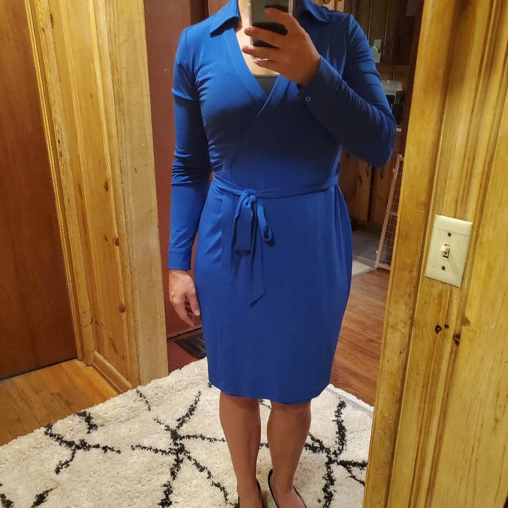 Calvin Klein wrap dress